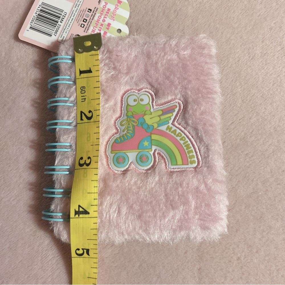 Sanrio Keroppi ‘Happiness’ Mini Fuzzy Journal - Picture 9 of 9